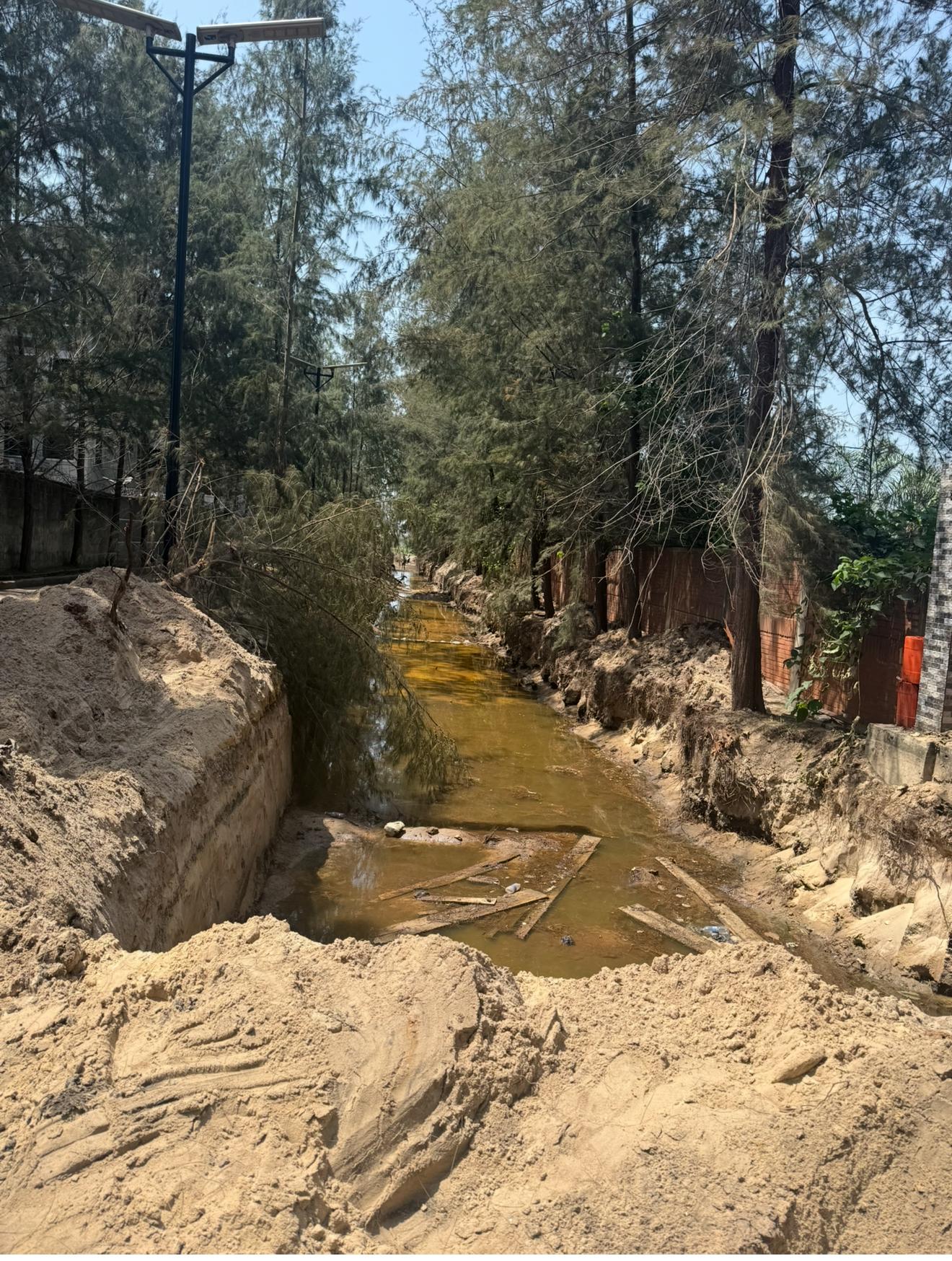 Access road repair works coordinated by stakeholders